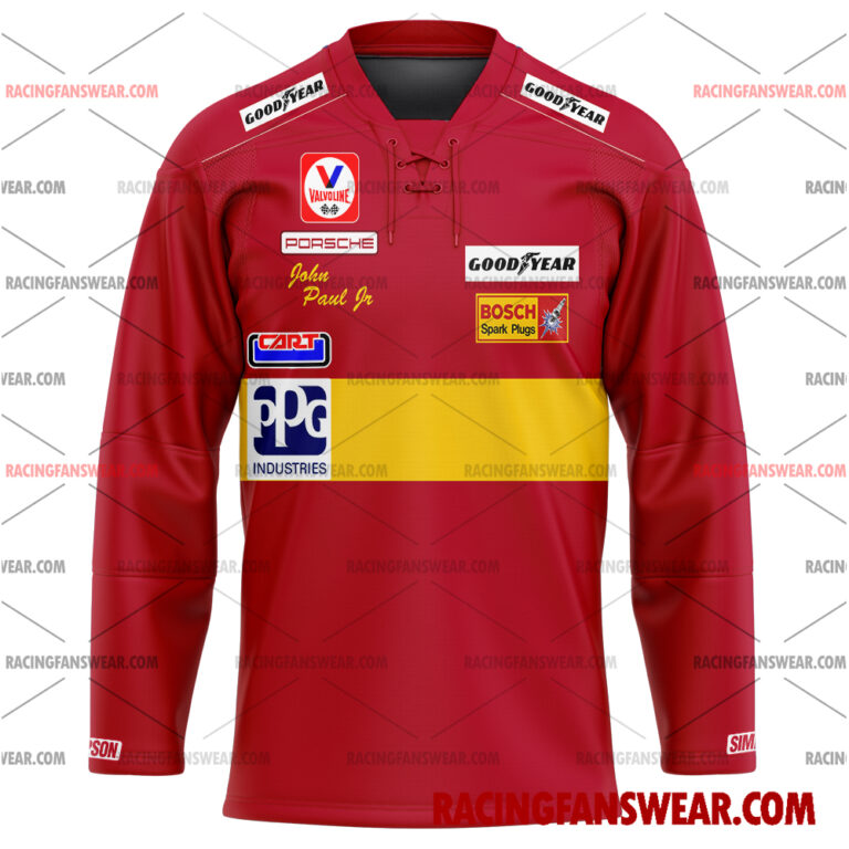 IndyCar store - Loyal fans of John Paul Jr.'s Men's Baseball Jersey,Women's Baseball Jersey,Kid's Baseball Jersey,Men's Hockey Jerseys,WoMen's Hockey Jerseys,Youth's Hockey Jerseys:Vintage indycar racing suit,uniform,apparel,shirts,merch,merchandise,jersey,hoodie,jackets,shorts,sweatshirt,outfits,clothes