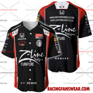 IndyCar store - Loyal fans of Justin Wilson's Men's Baseball Jersey,Women's Baseball Jersey,Kid's Baseball Jersey,Men's Hockey Jerseys,WoMen's Hockey Jerseys,Youth's Hockey Jerseys:Vintage indycar racing suit,uniform,apparel,shirts,merch,merchandise,jersey,hoodie,jackets,shorts,sweatshirt,outfits,clothes