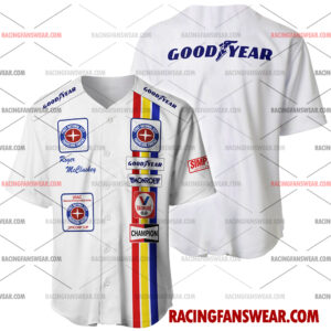 IndyCar store - Loyal fans of Roger McCluskey's Men's Baseball Jersey,Women's Baseball Jersey,Kid's Baseball Jersey,Men's Hockey Jerseys,WoMen's Hockey Jerseys,Youth's Hockey Jerseys:Vintage indycar racing suit,uniform,apparel,shirts,merch,merchandise,jersey,hoodie,jackets,shorts,sweatshirt,outfits,clothes