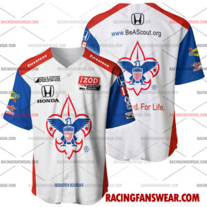 IndyCar store - Loyal fans of Sébastien Bourdais's Men's Baseball Jersey,Women's Baseball Jersey,Kid's Baseball Jersey,Men's Hockey Jerseys,WoMen's Hockey Jerseys,Youth's Hockey Jerseys:Vintage indycar racing suit,uniform,apparel,shirts,merch,merchandise,jersey,hoodie,jackets,shorts,sweatshirt,outfits,clothes