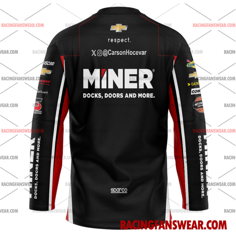 Nascar store - Loyal fans of Carson Hocevar's Men's Baseball Jersey,Women's Baseball Jersey,Kid's Baseball Jersey,Men's Hockey Jerseys,WoMen's Hockey Jerseys,Youth's Hockey Jerseys:vintage nascar racing suit,uniform,apparel,shirts,merch,merchandise,jersey,hoodie,jackets,shorts,sweatshirt,outfits,clothes