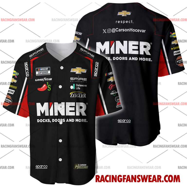 Nascar store - Loyal fans of Carson Hocevar's Men's Baseball Jersey,Women's Baseball Jersey,Kid's Baseball Jersey,Men's Hockey Jerseys,WoMen's Hockey Jerseys,Youth's Hockey Jerseys:vintage nascar racing suit,uniform,apparel,shirts,merch,merchandise,jersey,hoodie,jackets,shorts,sweatshirt,outfits,clothes
