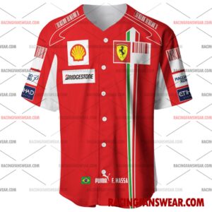 Felipe Massa Formula One Racing 2008 Uniform Apparel Clothes Baseball Jersey Hockey Jersey 1 Formula One store - Loyal fans of Felipe Massa's Men's Baseball Jersey,Women's Baseball Jersey,Kid's Baseball Jersey,Men's Hockey Jerseys,WoMen's Hockey Jerseys,Youth's Hockey Jerseys:vintage formula one racing suit,uniform,apparel,shirts,merch,merchandise,jersey,hoodie,jackets,shorts,sweatshirt,outfits,clothes