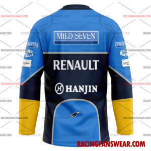 Fernando Alonso Formula One Racing 2003 Uniform Apparel Clothes Baseball Jersey Hockey Jersey 4 Formula One store - Loyal fans of Fernando Alonso's Men's Baseball Jersey,Women's Baseball Jersey,Kid's Baseball Jersey,Men's Hockey Jerseys,WoMen's Hockey Jerseys,Youth's Hockey Jerseys:vintage formula one racing suit,uniform,apparel,shirts,merch,merchandise,jersey,hoodie,jackets,shorts,sweatshirt,outfits,clothes