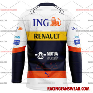 Fernando Alonso Formula One Racing 2008 Uniform Apparel Clothes Baseball Jersey Hockey Jersey 4 Formula One store - Loyal fans of Fernando Alonso's Men's Baseball Jersey,Women's Baseball Jersey,Kid's Baseball Jersey,Men's Hockey Jerseys,WoMen's Hockey Jerseys,Youth's Hockey Jerseys:vintage formula one racing suit,uniform,apparel,shirts,merch,merchandise,jersey,hoodie,jackets,shorts,sweatshirt,outfits,clothes