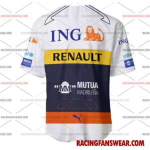 Fernando Alonso Formula One Racing 2008 Uniform Apparel Clothes Baseball Jersey Hockey Jersey 2 Formula One store - Loyal fans of Fernando Alonso's Men's Baseball Jersey,Women's Baseball Jersey,Kid's Baseball Jersey,Men's Hockey Jerseys,WoMen's Hockey Jerseys,Youth's Hockey Jerseys:vintage formula one racing suit,uniform,apparel,shirts,merch,merchandise,jersey,hoodie,jackets,shorts,sweatshirt,outfits,clothes