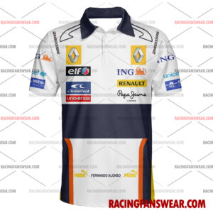 Fernando Alonso Formula One Racing 2008 Uniform Apparel Clothes Hawaiian Polo Shirts 4 Formula One store - Loyal fans of Fernando Alonso's Unisex Hawaiian Shirt,Unisex Polo Shirt,Kid Hawaiian Shirt,Kid Polo Shirt:vintage formula one racing suit,uniform,apparel,shirts,merch,merchandise,jersey,hoodie,jackets,shorts,sweatshirt,outfits,clothes
