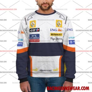 Fernando Alonso Formula One Racing 2008 Uniform Apparel Clothes Sweatshirt Zip Pop Top Hoodie T-Shirt Long Pant 7 Formula One store - Loyal fans of Fernando Alonso's Unisex Hoodie,Unisex Pop Top Hoodie,Unisex Zip Hoodie,Unisex T-Shirt,Unisex Sweatshirt,Unisex Long Pants,Kid Hoodie,Kid Zip Hoodie,Kid T-Shirt,Kid Sweatshirt,Kid Long Pants:vintage formula one racing suit,uniform,apparel,shirts,merch,merchandise,jersey,hoodie,jackets,shorts,sweatshirt,outfits,clothes