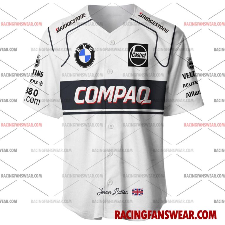 Formula One store - Loyal fans of Jenson Button's Men's Baseball Jersey,Women's Baseball Jersey,Kid's Baseball Jersey,Men's Hockey Jerseys,WoMen's Hockey Jerseys,Youth's Hockey Jerseys:vintage formula one racing suit,uniform,apparel,shirts,merch,merchandise,jersey,hoodie,jackets,shorts,sweatshirt,outfits,clothes