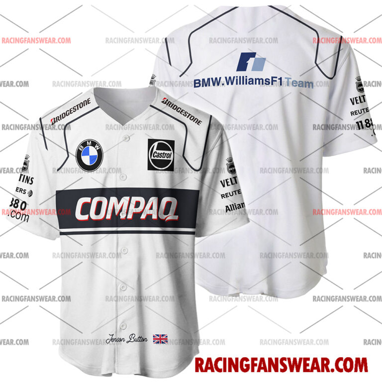 Formula One store - Loyal fans of Jenson Button's Men's Baseball Jersey,Women's Baseball Jersey,Kid's Baseball Jersey,Men's Hockey Jerseys,WoMen's Hockey Jerseys,Youth's Hockey Jerseys:vintage formula one racing suit,uniform,apparel,shirts,merch,merchandise,jersey,hoodie,jackets,shorts,sweatshirt,outfits,clothes
