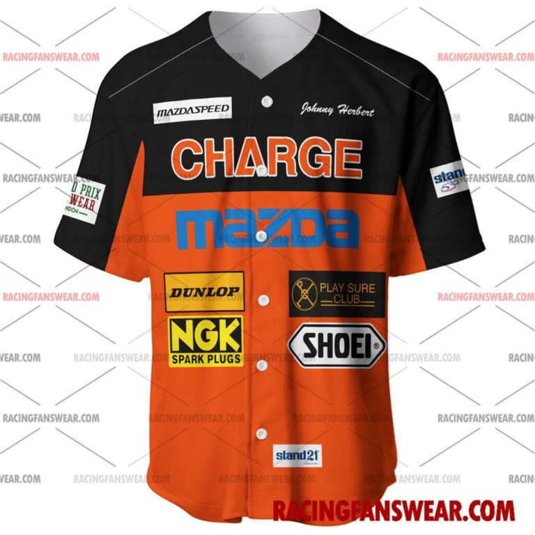 Le Mans store - Loyal fans of Johnny Herbert's Men's Baseball Jersey,Women's Baseball Jersey,Kid's Baseball Jersey,Men's Hockey Jerseys,WoMen's Hockey Jerseys,Youth's Hockey Jerseys:vintage Le Mans racing suit,uniform,apparel,shirts,merch,merchandise,jersey,hoodie,jackets,shorts,sweatshirt,outfits,clothes