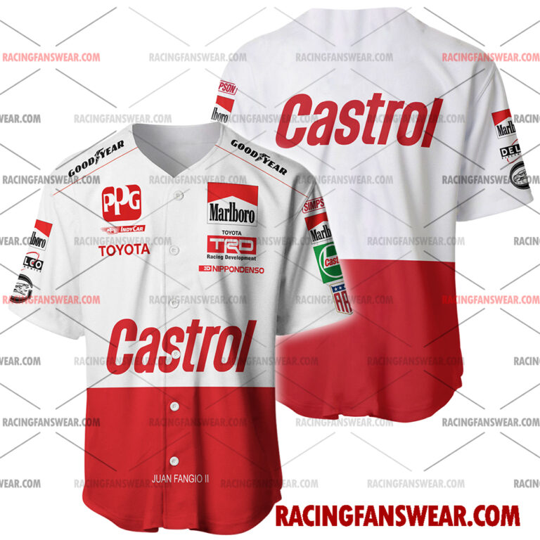 IndyCar store - Loyal fans of Juan Fangio II's Men's Baseball Jersey,Women's Baseball Jersey,Kid's Baseball Jersey,Men's Hockey Jerseys,WoMen's Hockey Jerseys,Youth's Hockey Jerseys:Vintage indycar racing suit,uniform,apparel,shirts,merch,merchandise,jersey,hoodie,jackets,shorts,sweatshirt,outfits,clothes