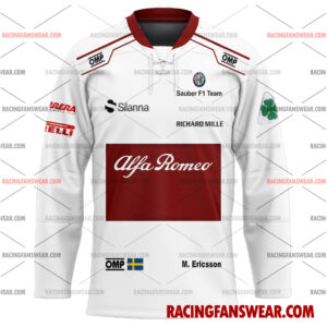 Marcus Ericsson Formula One Racing 2018 Uniform Apparel Clothes Baseball Jersey Hockey Jersey 3 Formula One store - Loyal fans of Marcus Ericsson's Men's Baseball Jersey,Women's Baseball Jersey,Kid's Baseball Jersey,Men's Hockey Jerseys,WoMen's Hockey Jerseys,Youth's Hockey Jerseys:vintage formula one racing suit,uniform,apparel,shirts,merch,merchandise,jersey,hoodie,jackets,shorts,sweatshirt,outfits,clothes