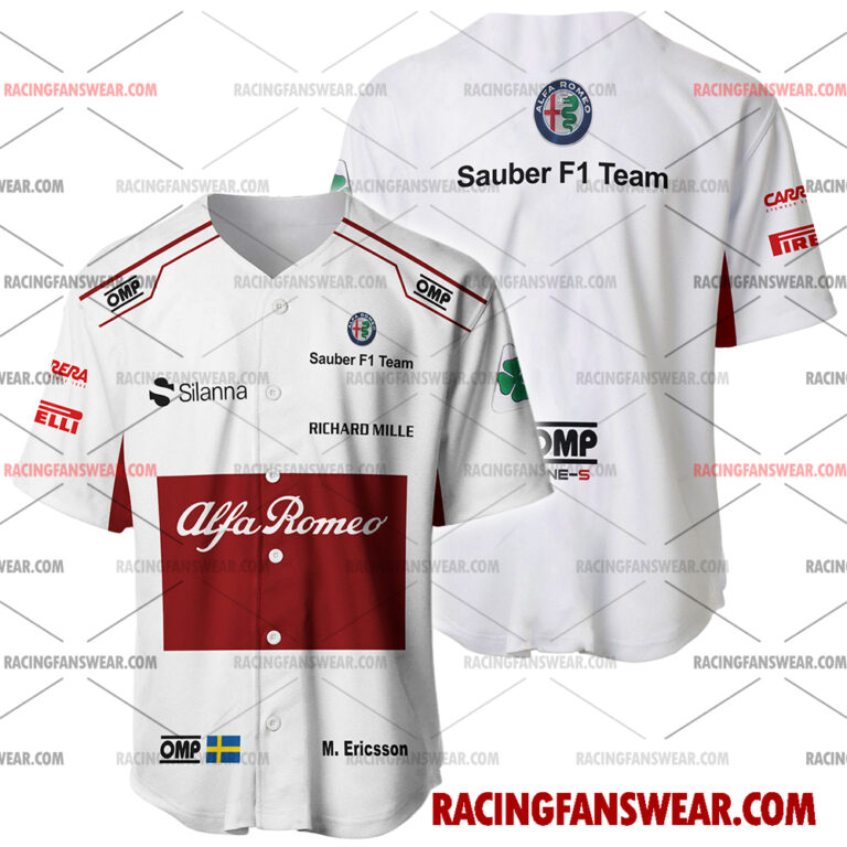 Formula One store - Loyal fans of Marcus Ericsson's Men's Baseball Jersey,Women's Baseball Jersey,Kid's Baseball Jersey,Men's Hockey Jerseys,WoMen's Hockey Jerseys,Youth's Hockey Jerseys:vintage formula one racing suit,uniform,apparel,shirts,merch,merchandise,jersey,hoodie,jackets,shorts,sweatshirt,outfits,clothes