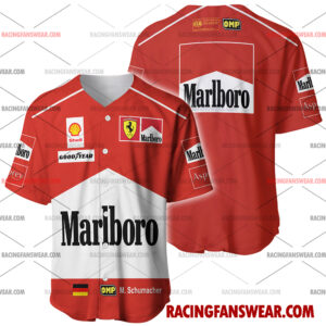 Formula One store - Loyal fans of Michael Schumacher's Men's Baseball Jersey,Women's Baseball Jersey,Kid's Baseball Jersey,Men's Hockey Jerseys,WoMen's Hockey Jerseys,Youth's Hockey Jerseys:vintage formula one racing suit,uniform,apparel,shirts,merch,merchandise,jersey,hoodie,jackets,shorts,sweatshirt,outfits,clothes