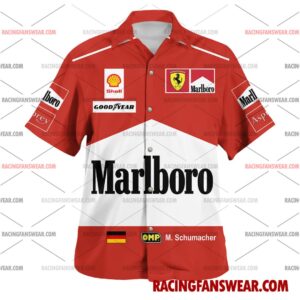 Michael Schumacher Formula One Racing 1997 Uniform Apparel Clothes Hawaiian Polo Shirts 1 Formula One store - Loyal fans of Michael Schumacher's Unisex Hawaiian Shirt,Unisex Polo Shirt,Kid Hawaiian Shirt,Kid Polo Shirt:vintage formula one racing suit,uniform,apparel,shirts,merch,merchandise,jersey,hoodie,jackets,shorts,sweatshirt,outfits,clothes