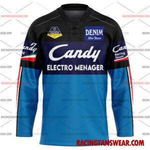 Michele Alboreto Formula One Racing 1982 Uniform Apparel Clothes Baseball Jersey Hockey Jersey 3 Formula One store - Loyal fans of Michele Alboreto's Men's Baseball Jersey,Women's Baseball Jersey,Kid's Baseball Jersey,Men's Hockey Jerseys,WoMen's Hockey Jerseys,Youth's Hockey Jerseys:vintage formula one racing suit,uniform,apparel,shirts,merch,merchandise,jersey,hoodie,jackets,shorts,sweatshirt,outfits,clothes