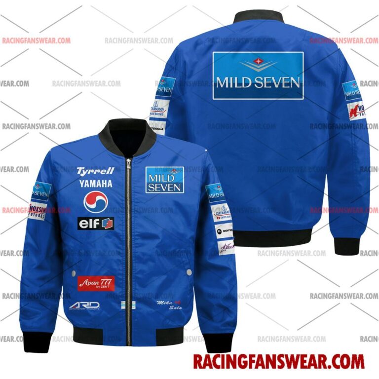 Formula One store - Loyal fans of Mika Salo's Bomber Jacket,Unisex Thick Coat,Unisex Sleeveless Hoodie,Unisex Hooded T-Shirt,Kid Sleeveless Hoodie,Kid Hooded T-Shirts,Kid Thick Coat:vintage formula one racing suit,uniform,apparel,shirts,merch,merchandise,jersey,hoodie,jackets,shorts,sweatshirt,outfits,clothes