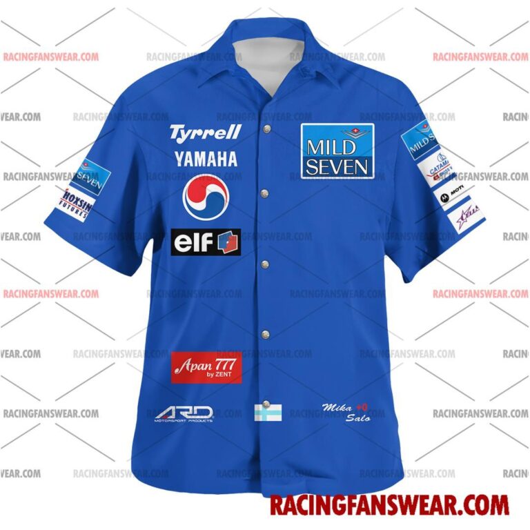 Formula One store - Loyal fans of Mika Salo's Unisex Hawaiian Shirt,Unisex Polo Shirt,Kid Hawaiian Shirt,Kid Polo Shirt:vintage formula one racing suit,uniform,apparel,shirts,merch,merchandise,jersey,hoodie,jackets,shorts,sweatshirt,outfits,clothes