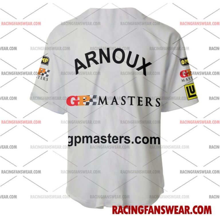 Formula One store - Loyal fans of René Arnoux's Men's Baseball Jersey,Women's Baseball Jersey,Kid's Baseball Jersey,Men's Hockey Jerseys,WoMen's Hockey Jerseys,Youth's Hockey Jerseys:vintage formula one racing suit,uniform,apparel,shirts,merch,merchandise,jersey,hoodie,jackets,shorts,sweatshirt,outfits,clothes