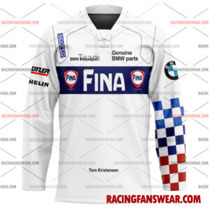 Formula One store - Loyal fans of Tom Kristensen's Men's Baseball Jersey,Women's Baseball Jersey,Kid's Baseball Jersey,Men's Hockey Jerseys,WoMen's Hockey Jerseys,Youth's Hockey Jerseys:vintage formula one racing suit,uniform,apparel,shirts,merch,merchandise,jersey,hoodie,jackets,shorts,sweatshirt,outfits,clothes