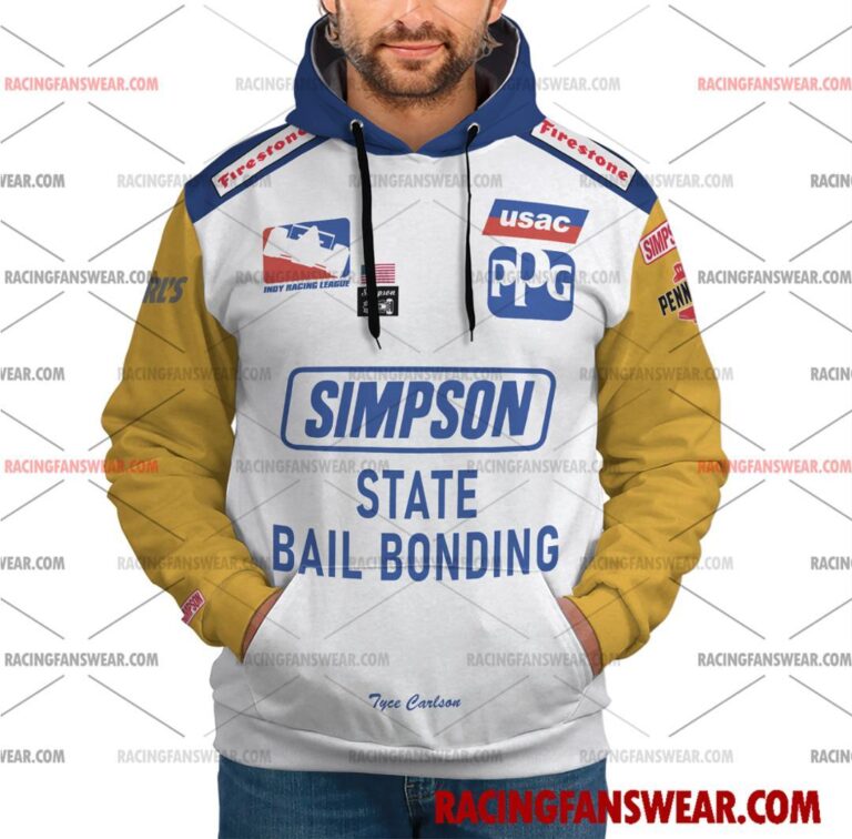 IndyCar store - Loyal fans of Tyce Carlson's Unisex Hoodie,Unisex Pop Top Hoodie,Unisex Zip Hoodie,Unisex T-Shirt,Unisex Sweatshirt,Unisex Long Pants,Kid Hoodie,Kid Zip Hoodie,Kid T-Shirt,Kid Sweatshirt,Kid Long Pants:Vintage indycar racing suit,uniform,apparel,shirts,merch,merchandise,jersey,hoodie,jackets,shorts,sweatshirt,outfits,clothes