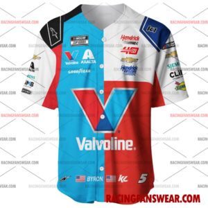 Nascar store - Loyal fans of William Byron's Men's Baseball Jersey,Women's Baseball Jersey,Kid's Baseball Jersey,Men's Hockey Jerseys,WoMen's Hockey Jerseys,Youth's Hockey Jerseys:vintage nascar racing suit,uniform,apparel,shirts,merch,merchandise,jersey,hoodie,jackets,shorts,sweatshirt,outfits,clothes