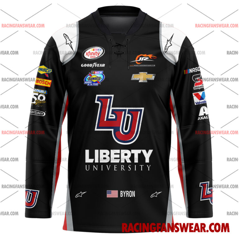 Nascar store - Loyal fans of William Byron's Men's Baseball Jersey,Women's Baseball Jersey,Kid's Baseball Jersey,Men's Hockey Jerseys,WoMen's Hockey Jerseys,Youth's Hockey Jerseys:vintage nascar racing suit,uniform,apparel,shirts,merch,merchandise,jersey,hoodie,jackets,shorts,sweatshirt,outfits,clothes