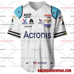 Nascar store - Loyal fans of William Byron's Men's Baseball Jersey,Women's Baseball Jersey,Kid's Baseball Jersey,Men's Hockey Jerseys,WoMen's Hockey Jerseys,Youth's Hockey Jerseys:vintage nascar racing suit,uniform,apparel,shirts,merch,merchandise,jersey,hoodie,jackets,shorts,sweatshirt,outfits,clothes