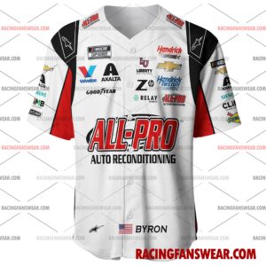 Nascar store - Loyal fans of William Byron's Men's Baseball Jersey,Women's Baseball Jersey,Kid's Baseball Jersey,Men's Hockey Jerseys,WoMen's Hockey Jerseys,Youth's Hockey Jerseys:vintage nascar racing suit,uniform,apparel,shirts,merch,merchandise,jersey,hoodie,jackets,shorts,sweatshirt,outfits,clothes