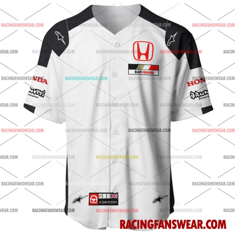 Formula One store - Loyal fans of Anthony Davidson's Men's Baseball Jersey,Women's Baseball Jersey,Kid's Baseball Jersey,Men's Hockey Jerseys,WoMen's Hockey Jerseys,Youth's Hockey Jerseys:vintage formula one racing suit,uniform,apparel,shirts,merch,merchandise,jersey,hoodie,jackets,shorts,sweatshirt,outfits,clothes