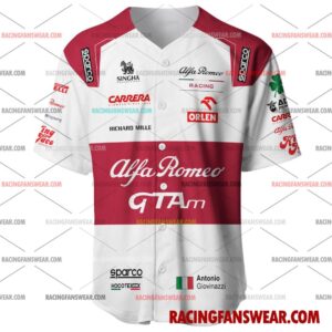 Formula One store - Loyal fans of Antonio Giovinazzi's Men's Baseball Jersey,Women's Baseball Jersey,Kid's Baseball Jersey,Men's Hockey Jerseys,WoMen's Hockey Jerseys,Youth's Hockey Jerseys:vintage formula one racing suit,uniform,apparel,shirts,merch,merchandise,jersey,hoodie,jackets,shorts,sweatshirt,outfits,clothes