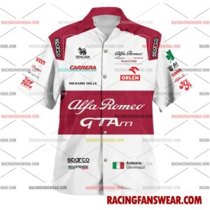 Antonio Giovinazzi Formula One Racing 2021 Uniform Apparel Clothes Hawaiian Polo Shirts 1 Formula One store - Loyal fans of Antonio Giovinazzi's Unisex Hawaiian Shirt,Unisex Polo Shirt,Kid Hawaiian Shirt,Kid Polo Shirt:vintage formula one racing suit,uniform,apparel,shirts,merch,merchandise,jersey,hoodie,jackets,shorts,sweatshirt,outfits,clothes