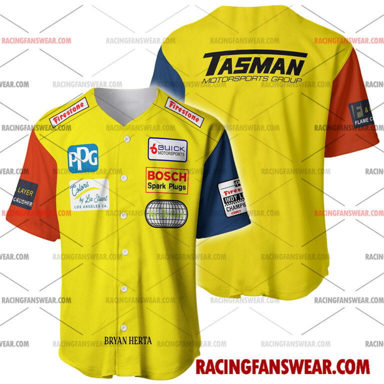 IndyCar store - Loyal fans of Bryan Herta's Men's Baseball Jersey,Women's Baseball Jersey,Kid's Baseball Jersey,Men's Hockey Jerseys,WoMen's Hockey Jerseys,Youth's Hockey Jerseys:Vintage indycar racing suit,uniform,apparel,shirts,merch,merchandise,jersey,hoodie,jackets,shorts,sweatshirt,outfits,clothes