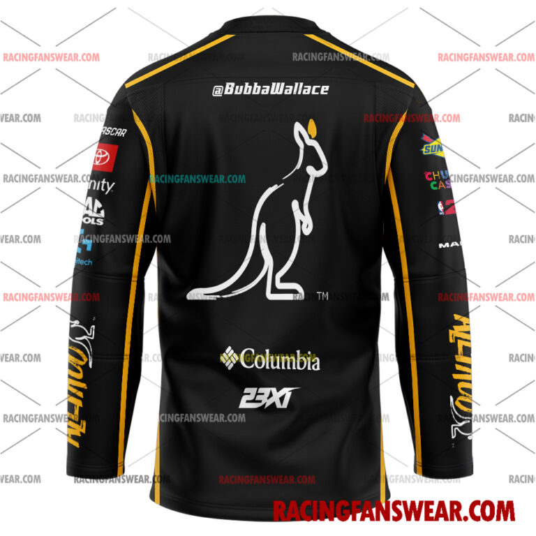 Nascar store - Loyal fans of Bubba Wallace's Men's Baseball Jersey,Women's Baseball Jersey,Kid's Baseball Jersey,Men's Hockey Jerseys,WoMen's Hockey Jerseys,Youth's Hockey Jerseys:vintage nascar racing suit,uniform,apparel,shirts,merch,merchandise,jersey,hoodie,jackets,shorts,sweatshirt,outfits,clothes