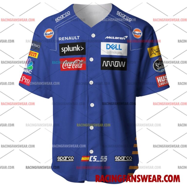 Formula One store - Loyal fans of Carlos Sainz's Men's Baseball Jersey,Women's Baseball Jersey,Kid's Baseball Jersey,Men's Hockey Jerseys,WoMen's Hockey Jerseys,Youth's Hockey Jerseys:vintage formula one racing suit,uniform,apparel,shirts,merch,merchandise,jersey,hoodie,jackets,shorts,sweatshirt,outfits,clothes