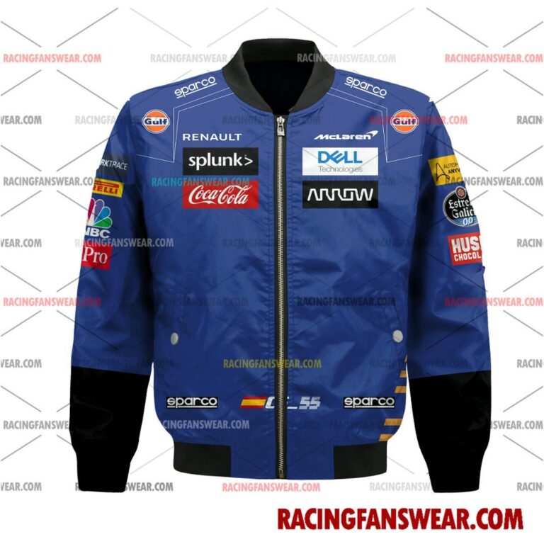Formula One store - Loyal fans of Carlos Sainz's Bomber Jacket,Unisex Thick Coat,Unisex Sleeveless Hoodie,Unisex Hooded T-Shirt,Kid Sleeveless Hoodie,Kid Hooded T-Shirts,Kid Thick Coat:vintage formula one racing suit,uniform,apparel,shirts,merch,merchandise,jersey,hoodie,jackets,shorts,sweatshirt,outfits,clothes