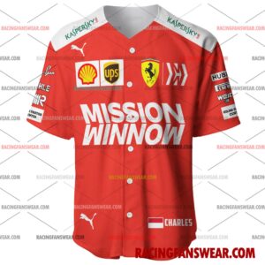 Charles Leclerc Formula One Racing 2019 Uniform Apparel Clothes Baseball Jersey Hockey Jersey 1 Formula One store - Loyal fans of Charles Leclerc's Men's Baseball Jersey,Women's Baseball Jersey,Kid's Baseball Jersey,Men's Hockey Jerseys,WoMen's Hockey Jerseys,Youth's Hockey Jerseys:vintage formula one racing suit,uniform,apparel,shirts,merch,merchandise,jersey,hoodie,jackets,shorts,sweatshirt,outfits,clothes