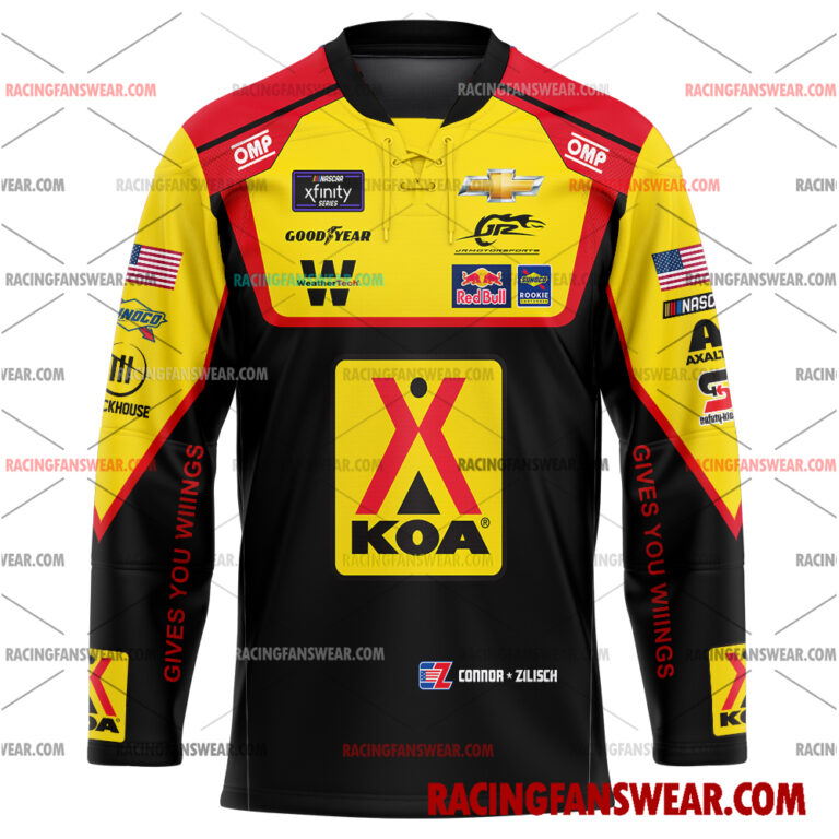Nascar store - Loyal fans of Connor Zilisch's Men's Baseball Jersey,Women's Baseball Jersey,Kid's Baseball Jersey,Men's Hockey Jerseys,WoMen's Hockey Jerseys,Youth's Hockey Jerseys:vintage nascar racing suit,uniform,apparel,shirts,merch,merchandise,jersey,hoodie,jackets,shorts,sweatshirt,outfits,clothes