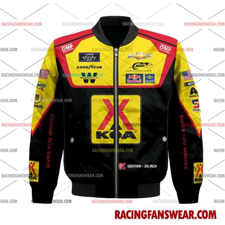 Nascar store - Loyal fans of Connor Zilisch's Bomber Jacket,Unisex Thick Coat,Unisex Sleeveless Hoodie,Unisex Hooded T-Shirt,Kid Sleeveless Hoodie,Kid Hooded T-Shirts,Kid Thick Coat:vintage nascar racing suit,uniform,apparel,shirts,merch,merchandise,jersey,hoodie,jackets,shorts,sweatshirt,outfits,clothes