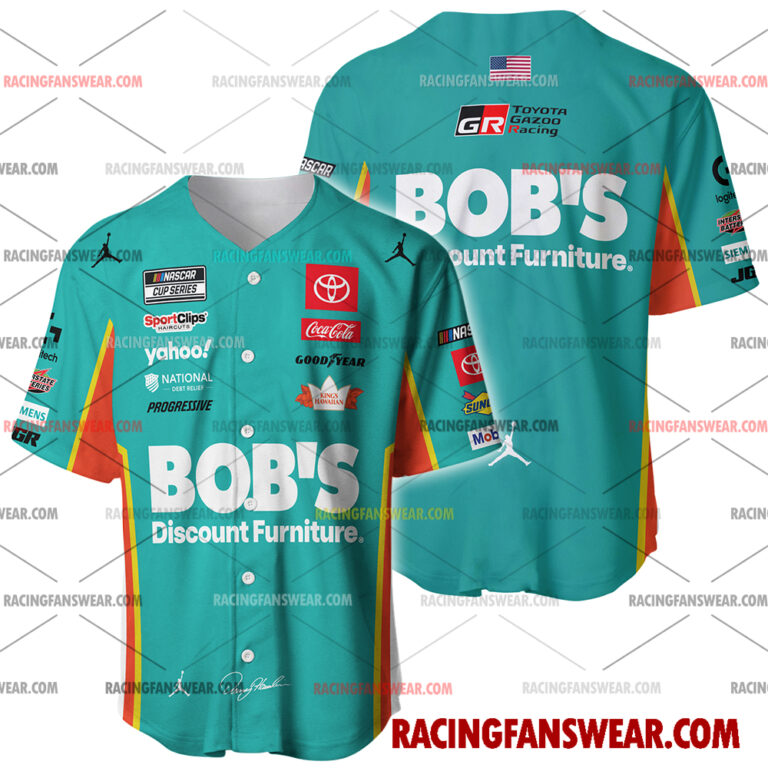 Nascar store - Loyal fans of Denny Hamlin's Men's Baseball Jersey,Women's Baseball Jersey,Kid's Baseball Jersey,Men's Hockey Jerseys,WoMen's Hockey Jerseys,Youth's Hockey Jerseys:vintage nascar racing suit,uniform,apparel,shirts,merch,merchandise,jersey,hoodie,jackets,shorts,sweatshirt,outfits,clothes