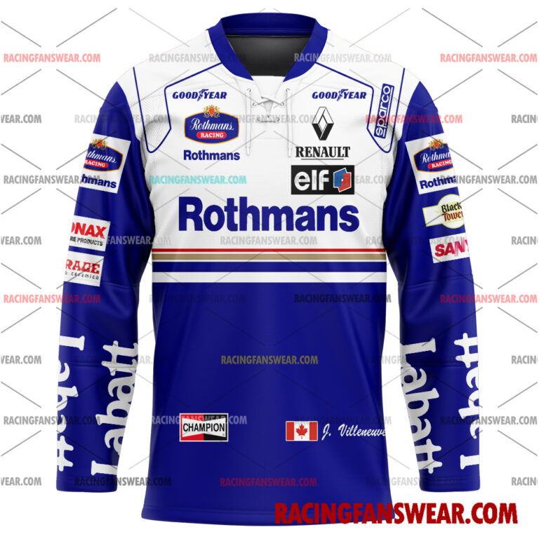 Formula One store - Loyal fans of Jacques Villeneuve's Men's Baseball Jersey,Women's Baseball Jersey,Kid's Baseball Jersey,Men's Hockey Jerseys,WoMen's Hockey Jerseys,Youth's Hockey Jerseys:vintage formula one racing suit,uniform,apparel,shirts,merch,merchandise,jersey,hoodie,jackets,shorts,sweatshirt,outfits,clothes