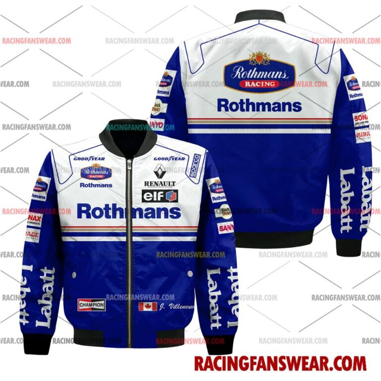 Formula One store - Loyal fans of Jacques Villeneuve's Bomber Jacket,Unisex Thick Coat,Unisex Sleeveless Hoodie,Unisex Hooded T-Shirt,Kid Sleeveless Hoodie,Kid Hooded T-Shirts,Kid Thick Coat:vintage formula one racing suit,uniform,apparel,shirts,merch,merchandise,jersey,hoodie,jackets,shorts,sweatshirt,outfits,clothes