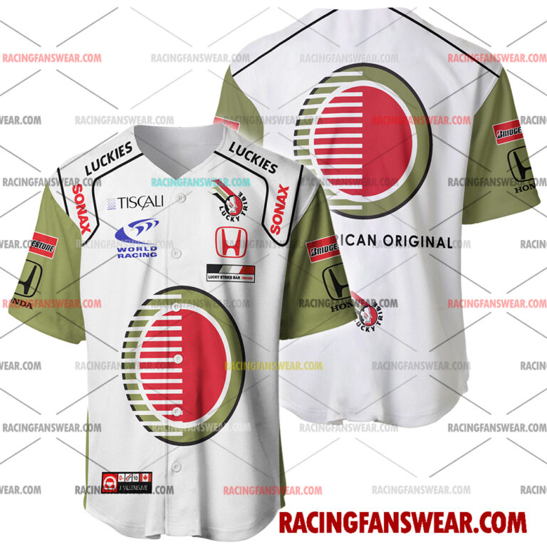 Formula One store - Loyal fans of Jacques Villeneuve's Men's Baseball Jersey,Women's Baseball Jersey,Kid's Baseball Jersey,Men's Hockey Jerseys,WoMen's Hockey Jerseys,Youth's Hockey Jerseys:vintage formula one racing suit,uniform,apparel,shirts,merch,merchandise,jersey,hoodie,jackets,shorts,sweatshirt,outfits,clothes