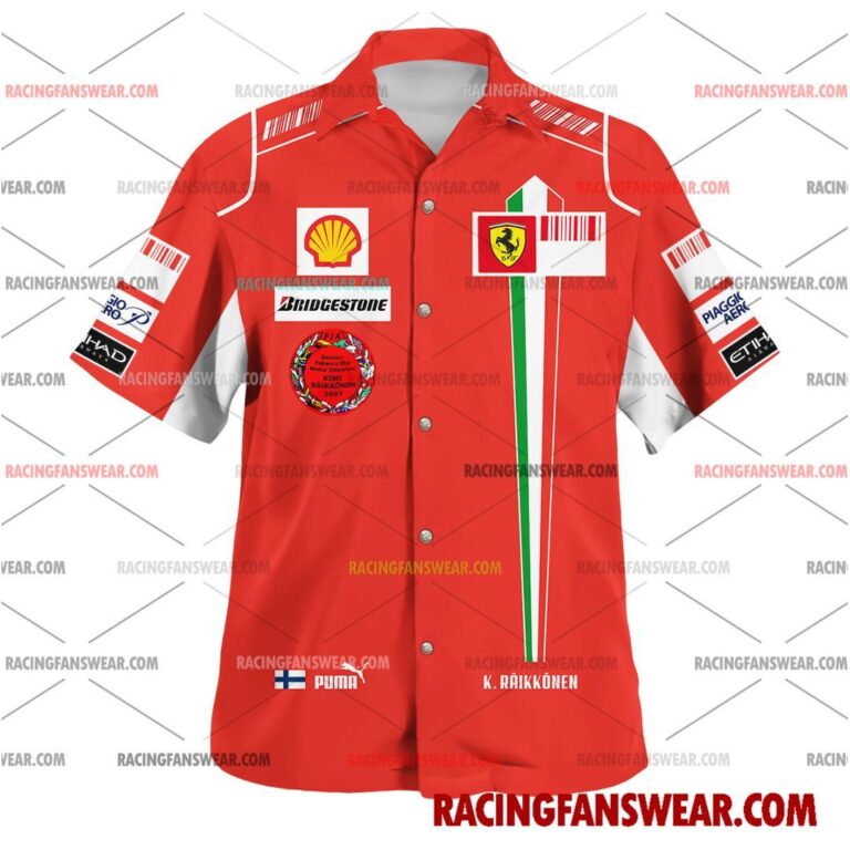 Formula One store - Loyal fans of Kimi Räikkönen's Unisex Hawaiian Shirt,Unisex Polo Shirt,Kid Hawaiian Shirt,Kid Polo Shirt:vintage formula one racing suit,uniform,apparel,shirts,merch,merchandise,jersey,hoodie,jackets,shorts,sweatshirt,outfits,clothes