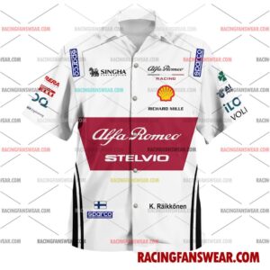 Kimi Räikkönen Formula One Racing 2019 Uniform Apparel Clothes Hawaiian Polo Shirts 1 Formula One store - Loyal fans of Kimi Räikkönen's Unisex Hawaiian Shirt,Unisex Polo Shirt,Kid Hawaiian Shirt,Kid Polo Shirt:vintage formula one racing suit,uniform,apparel,shirts,merch,merchandise,jersey,hoodie,jackets,shorts,sweatshirt,outfits,clothes