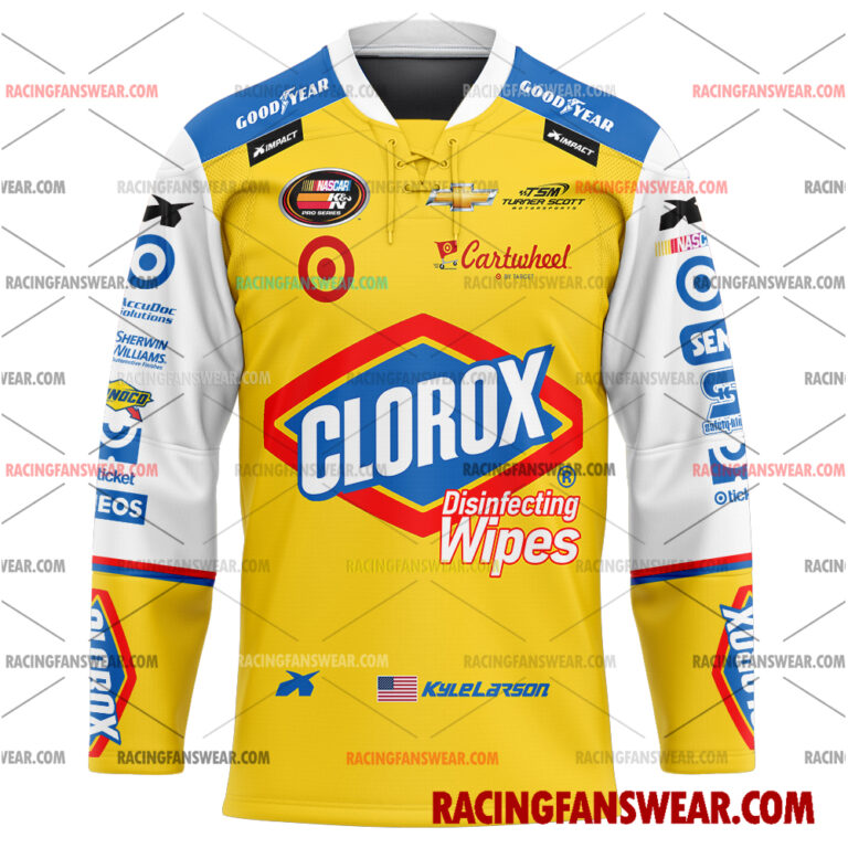 Nascar store - Loyal fans of Kyle Larson's Men's Baseball Jersey,Women's Baseball Jersey,Kid's Baseball Jersey,Men's Hockey Jerseys,WoMen's Hockey Jerseys,Youth's Hockey Jerseys:vintage nascar racing suit,uniform,apparel,shirts,merch,merchandise,jersey,hoodie,jackets,shorts,sweatshirt,outfits,clothes