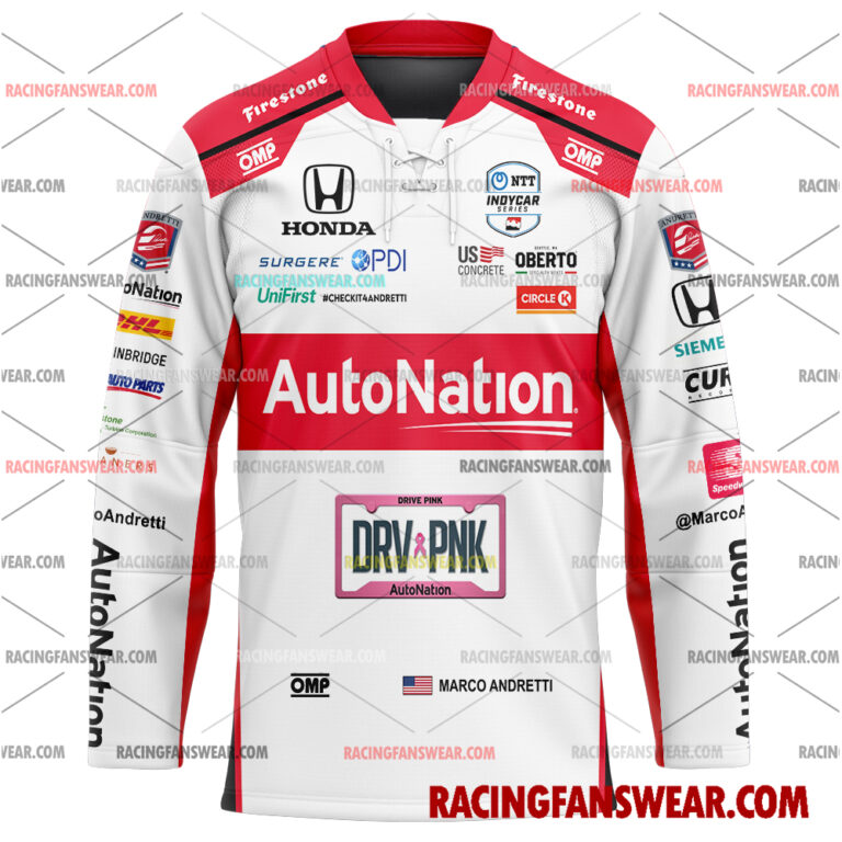 IndyCar store - Loyal fans of Marco Andretti's Men's Baseball Jersey,Women's Baseball Jersey,Kid's Baseball Jersey,Men's Hockey Jerseys,WoMen's Hockey Jerseys,Youth's Hockey Jerseys:Vintage indycar racing suit,uniform,apparel,shirts,merch,merchandise,jersey,hoodie,jackets,shorts,sweatshirt,outfits,clothes