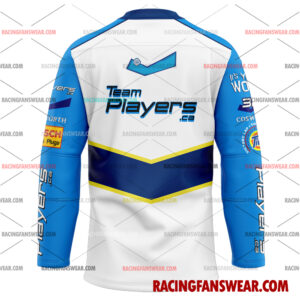 Patrick Carpentier IndyCar Racing 2003 Uniform Apparel Clothes Baseball Jersey Hockey Jersey 4 IndyCar store - Loyal fans of Patrick Carpentier's Men's Baseball Jersey,Women's Baseball Jersey,Kid's Baseball Jersey,Men's Hockey Jerseys,WoMen's Hockey Jerseys,Youth's Hockey Jerseys:Vintage indycar racing suit,uniform,apparel,shirts,merch,merchandise,jersey,hoodie,jackets,shorts,sweatshirt,outfits,clothes
