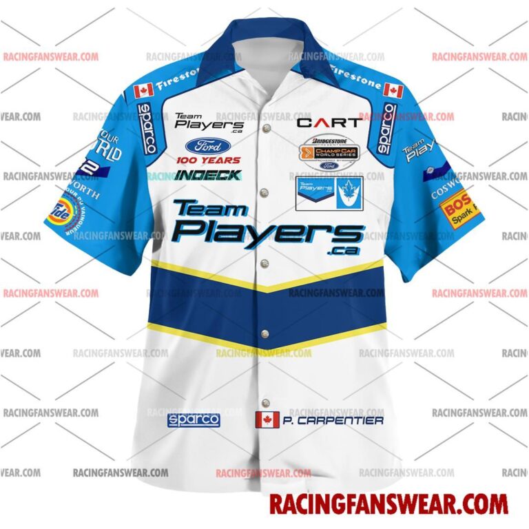 IndyCar store - Loyal fans of Patrick Carpentier's Unisex Hawaiian Shirt,Unisex Polo Shirt,Kid Hawaiian Shirt,Kid Polo Shirt:Vintage indycar racing suit,uniform,apparel,shirts,merch,merchandise,jersey,hoodie,jackets,shorts,sweatshirt,outfits,clothes